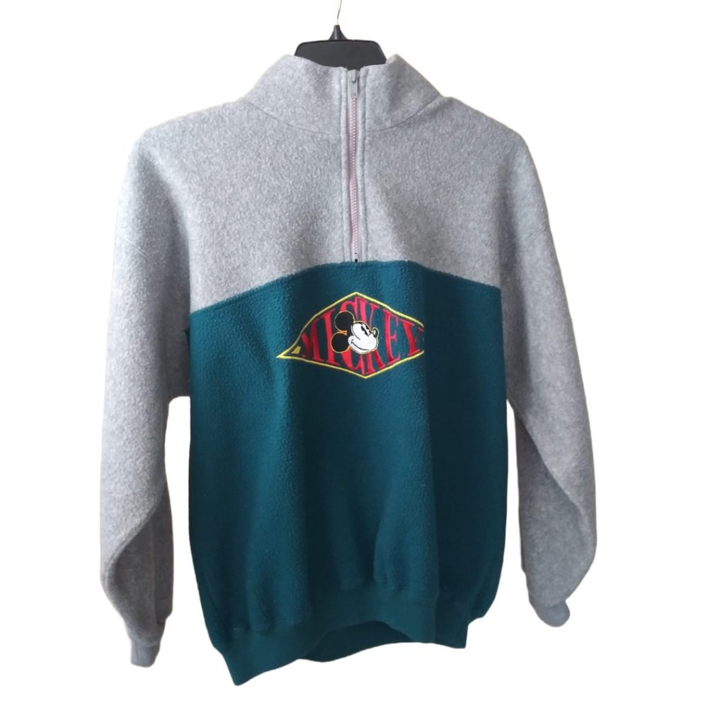 Disney Vintage Quarter Zip Fleece